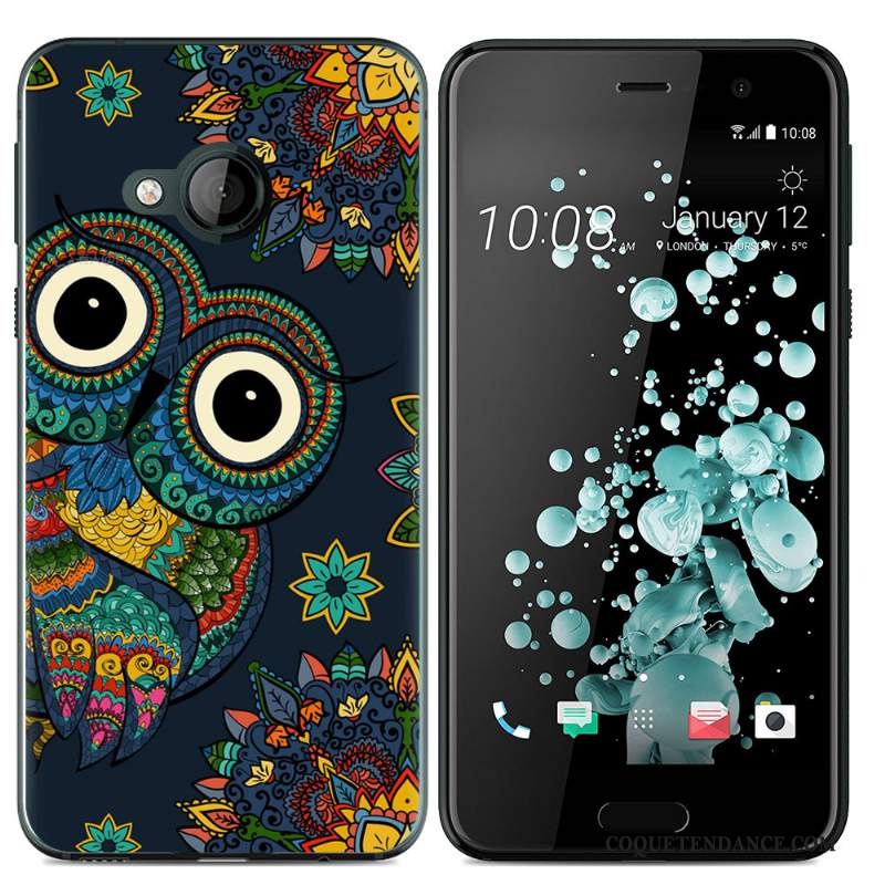 Htc U Play Coque Silicone Créatif De Téléphone Dessin Animé Jaune