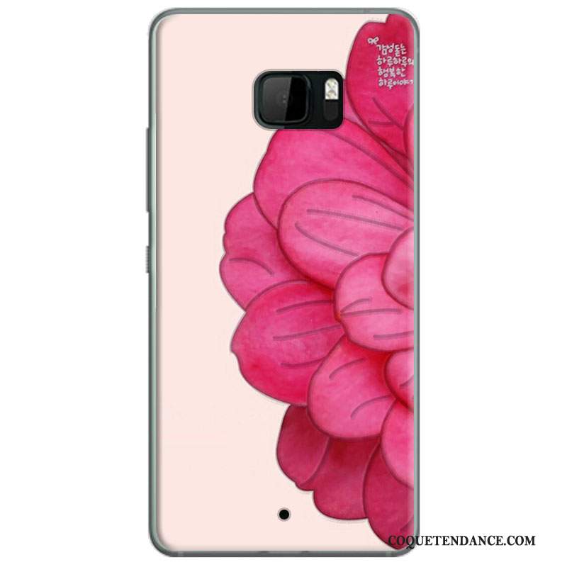 Htc U Ultra Coque Incassable Rose Protection Tendance De Téléphone