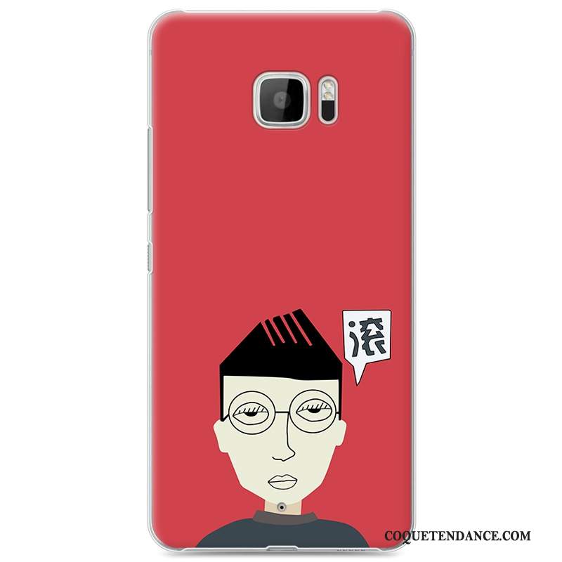 Htc U Ultra Coque Étui Peinture Protection Tendance Rouge