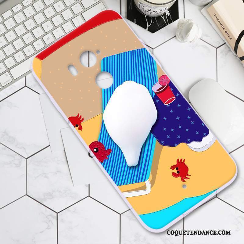 Htc U11+ Coque Personnalité Créatif Dessin Animé Fluide Doux Charmant