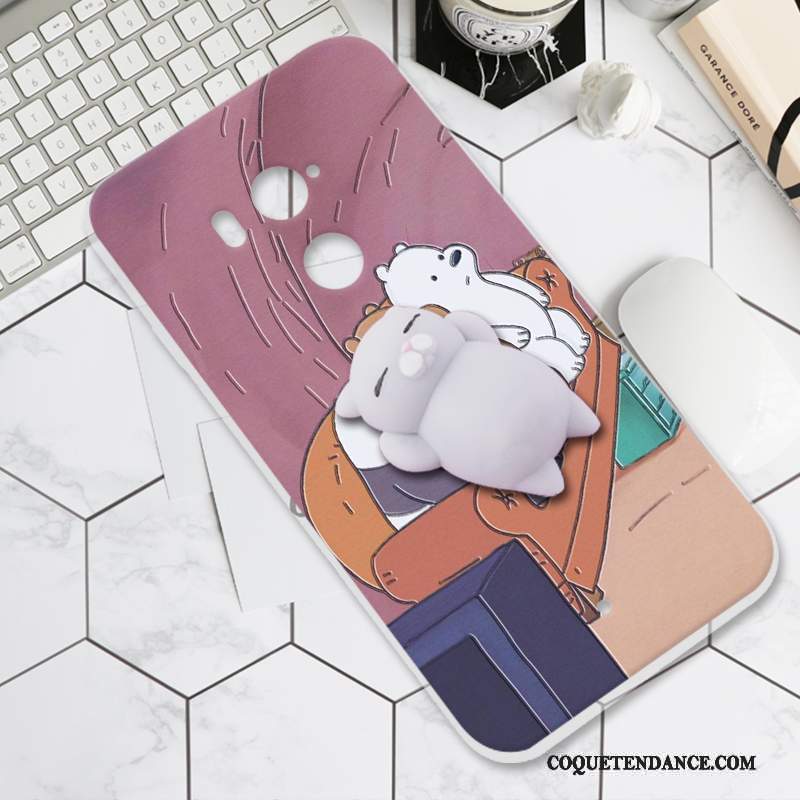 Htc U11+ Coque Personnalité Créatif Dessin Animé Fluide Doux Charmant