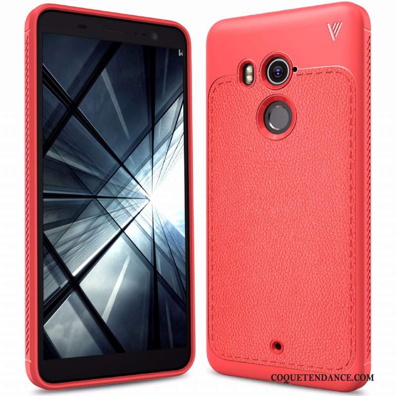 Htc U11 Coque Rouge Protection Fluide Doux De Téléphone