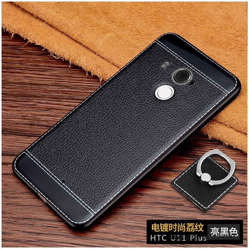 Htc U11+ Coque Tout Compris Noir Incassable Créatif Protection