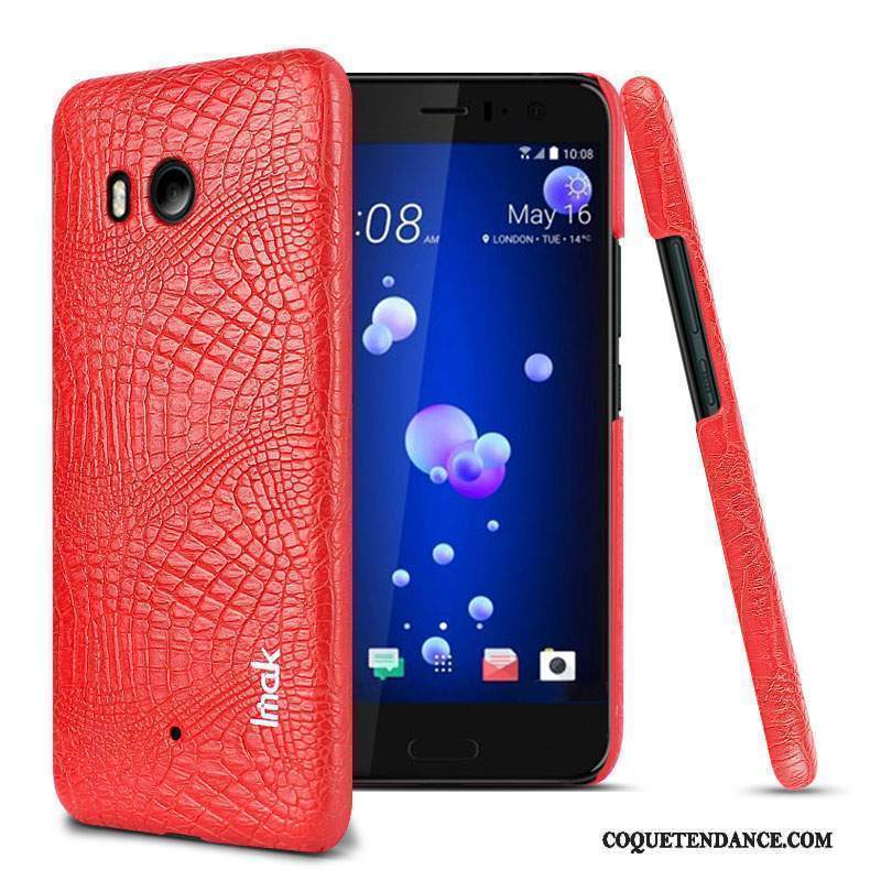 Htc U11+ Coque Étui Crocodile Modèle Protection Cuir