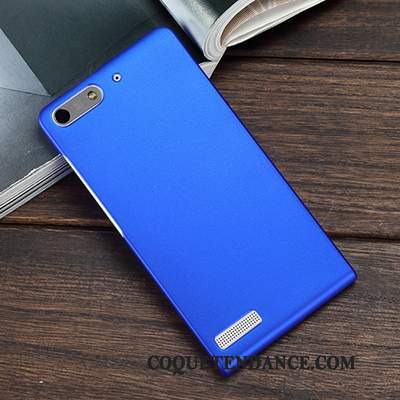 Huawei Ascend G6 Coque De Téléphone Foncé Protection Délavé En Daim Étui