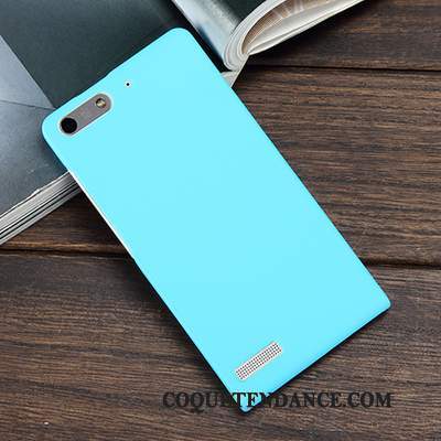 Huawei Ascend G6 Coque De Téléphone Foncé Protection Délavé En Daim Étui