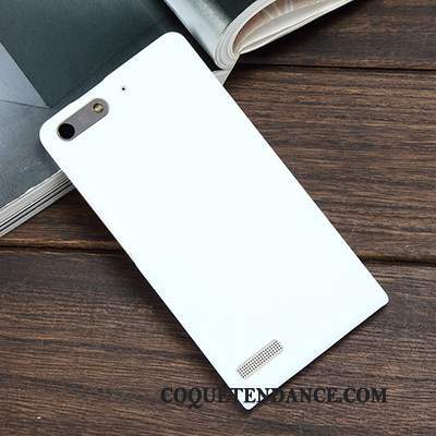 Huawei Ascend G6 Coque De Téléphone Foncé Protection Délavé En Daim Étui