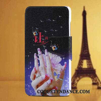 Huawei Ascend G6 Coque Support Protection Bleu Étui En Cuir De Téléphone