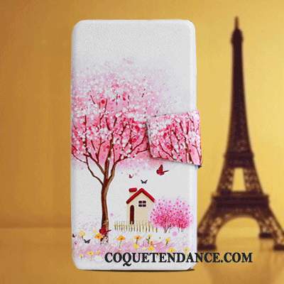 Huawei Ascend G6 Coque Support Protection Bleu Étui En Cuir De Téléphone