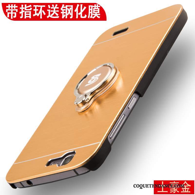 Huawei Ascend G7 Coque Délavé En Daim Difficile De Téléphone Incassable Protection