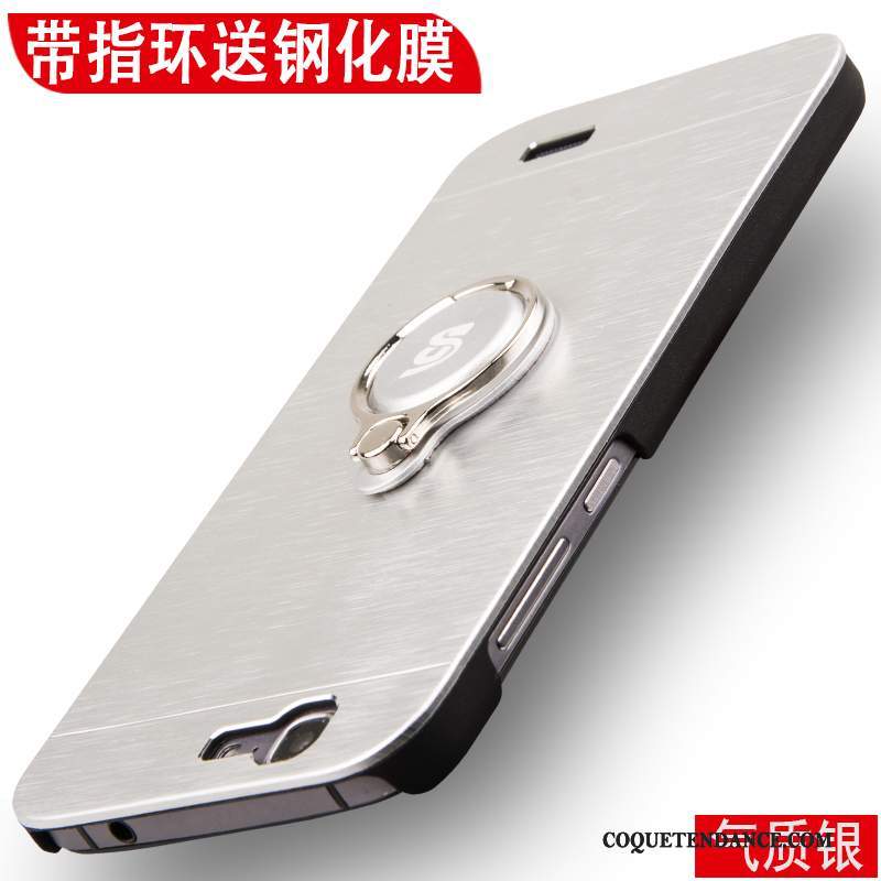 Huawei Ascend G7 Coque Délavé En Daim Difficile De Téléphone Incassable Protection