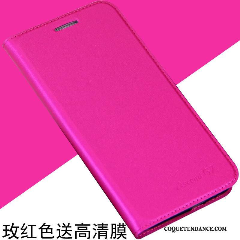 Huawei Ascend G7 Coque Étui Incassable Protection Housse Étui En Cuir