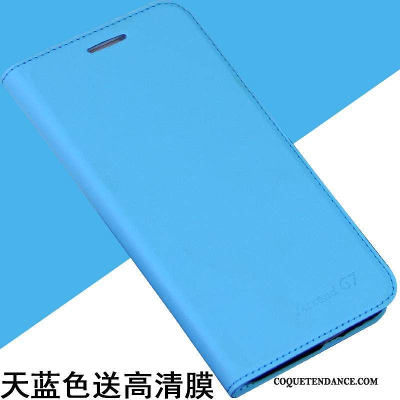 Huawei Ascend G7 Coque Étui Incassable Protection Housse Étui En Cuir