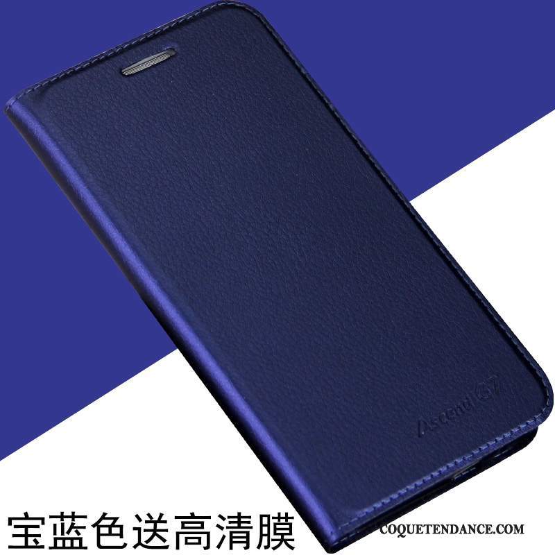 Huawei Ascend G7 Coque Étui Incassable Protection Housse Étui En Cuir