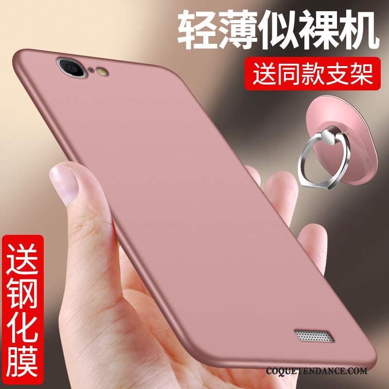 Huawei Ascend G7 Coque Étui Rose De Téléphone Protection Tendance