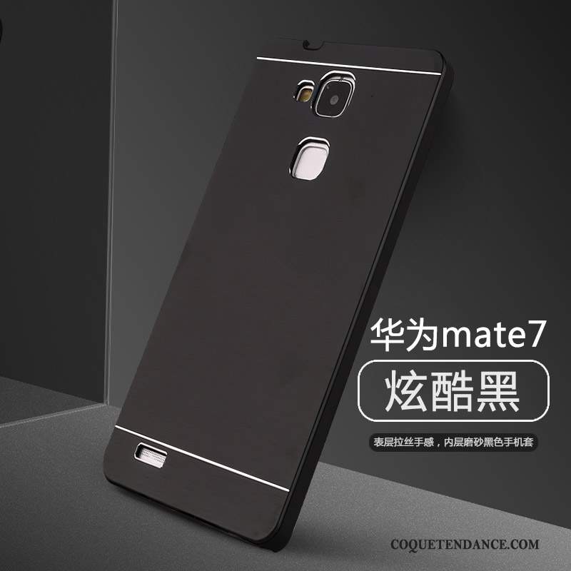 Huawei Ascend Mate 7 Coque Créatif Argent Métal Personnalité
