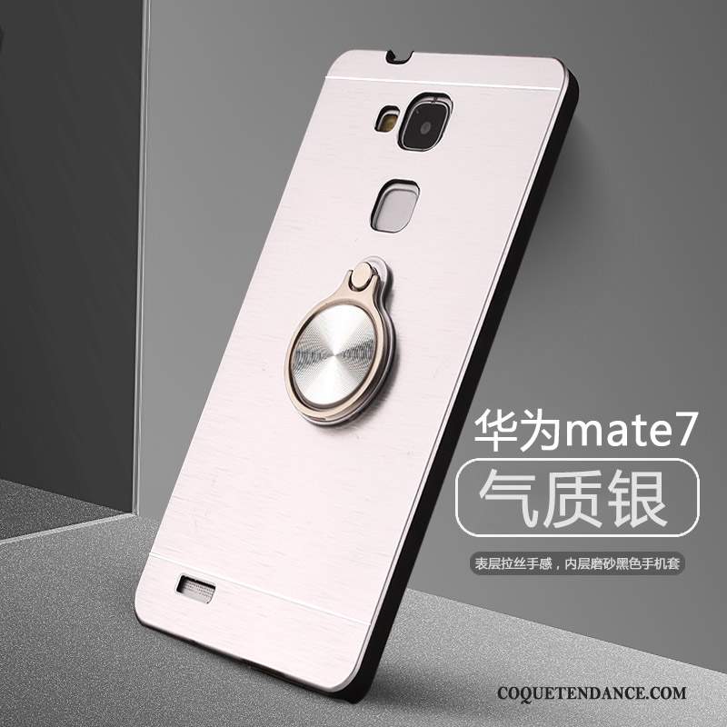 Huawei Ascend Mate 7 Coque Créatif Argent Métal Personnalité