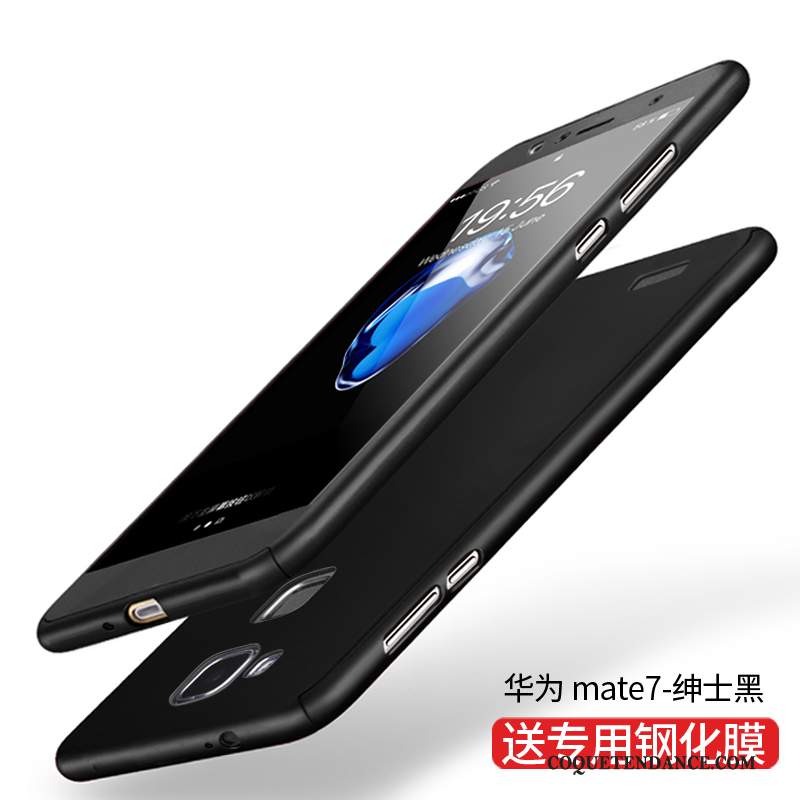 Huawei Ascend Mate 7 Coque De Téléphone Étui Très Mince Délavé En Daim Rose