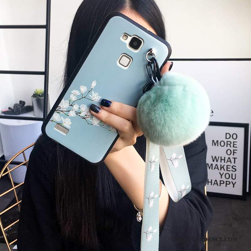 Huawei Ascend Mate 7 Coque Dimensionnel Bleu Clair Tout Compris Silicone De Téléphone