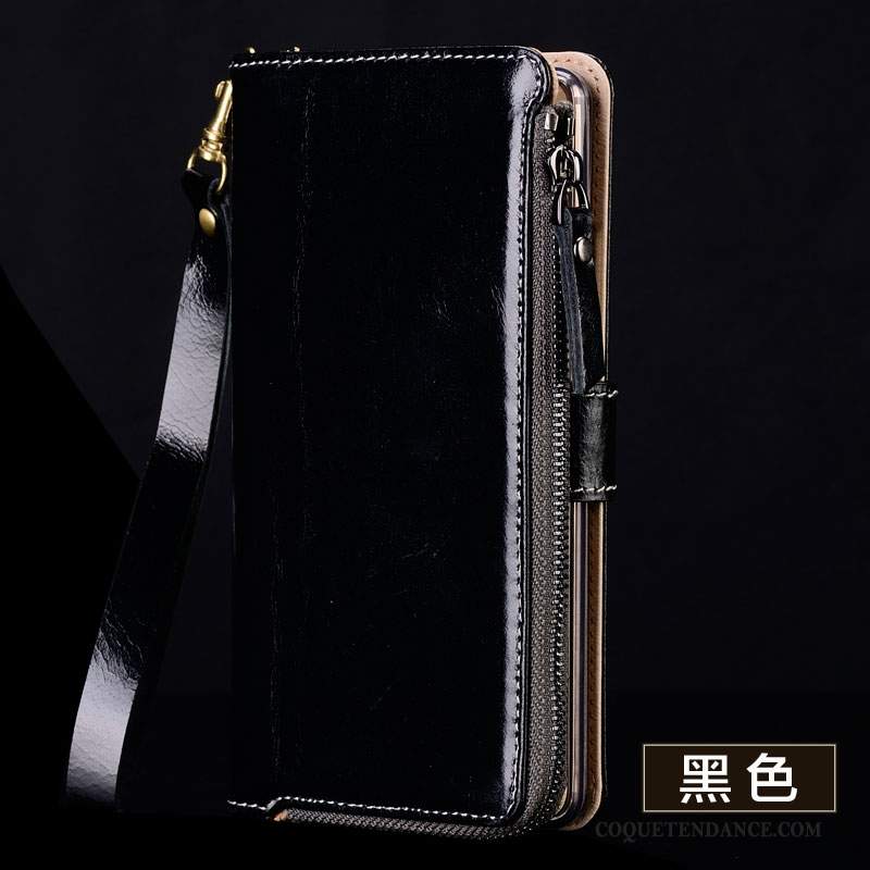 Huawei Ascend Mate 7 Coque Fermeture Éclair Sac Incassable Protection Étui