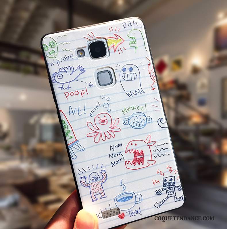 Huawei Ascend Mate 7 Coque Multicolore Étui Nouveau Tendance Incassable