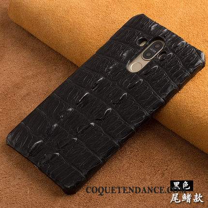 Huawei Ascend Mate 7 Coque Personnalisé Couvercle Arrière Crocodile Cuir Véritable