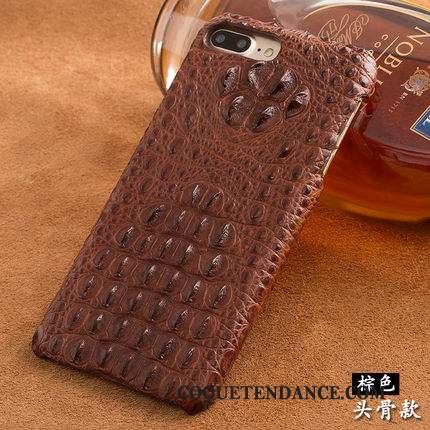 Huawei Ascend Mate 7 Coque Personnalisé Couvercle Arrière Crocodile Cuir Véritable