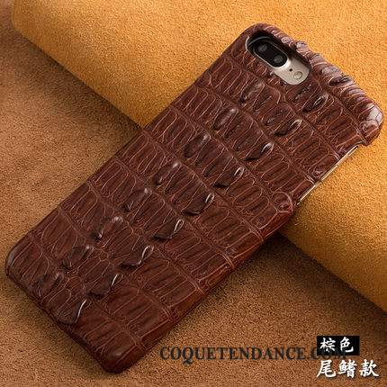 Huawei Ascend Mate 7 Coque Personnalisé Couvercle Arrière Crocodile Cuir Véritable