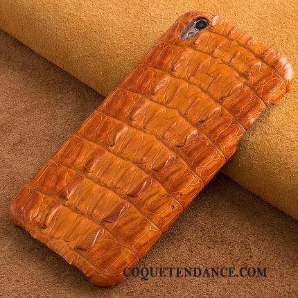 Huawei Ascend Mate 7 Coque Personnalisé Couvercle Arrière Crocodile Cuir Véritable