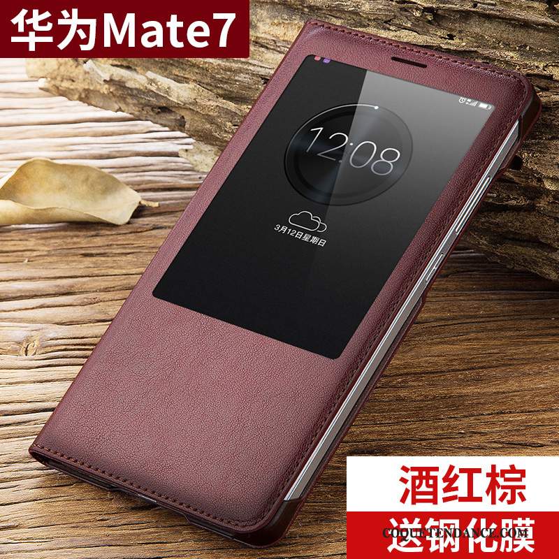 Huawei Ascend Mate 7 Coque Protection Incassable Tendance De Téléphone Rose