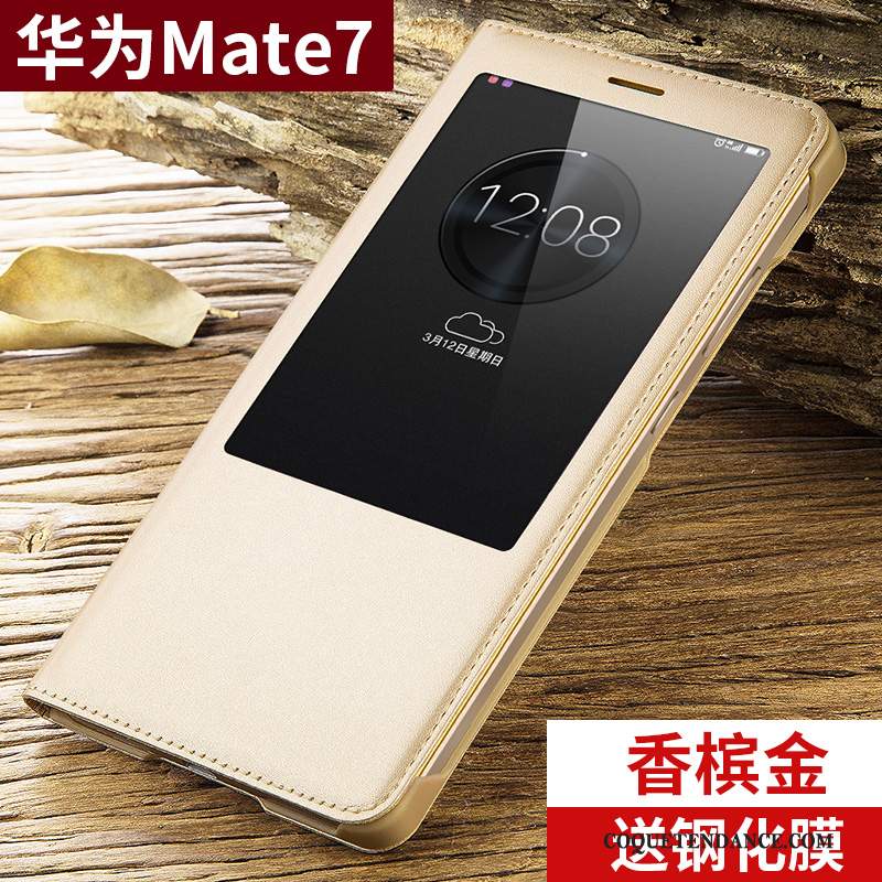 Huawei Ascend Mate 7 Coque Protection Incassable Tendance De Téléphone Rose