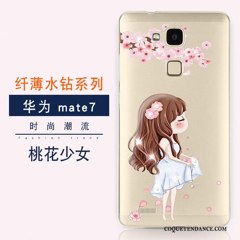 Huawei Ascend Mate 7 Coque Strass Protection Tout Compris Luxe Tendance