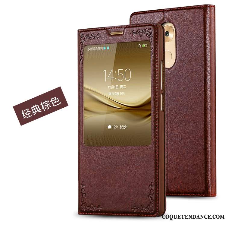 Huawei Ascend Mate 7 Coque Étui Étui En Cuir Protection Clamshell De Téléphone