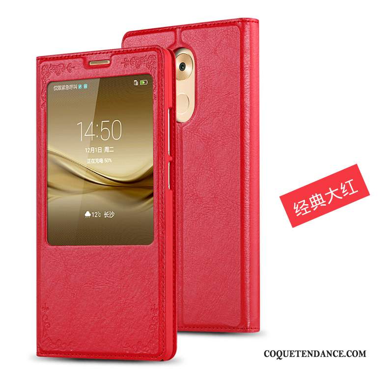 Huawei Ascend Mate 7 Coque Étui Étui En Cuir Protection Clamshell De Téléphone