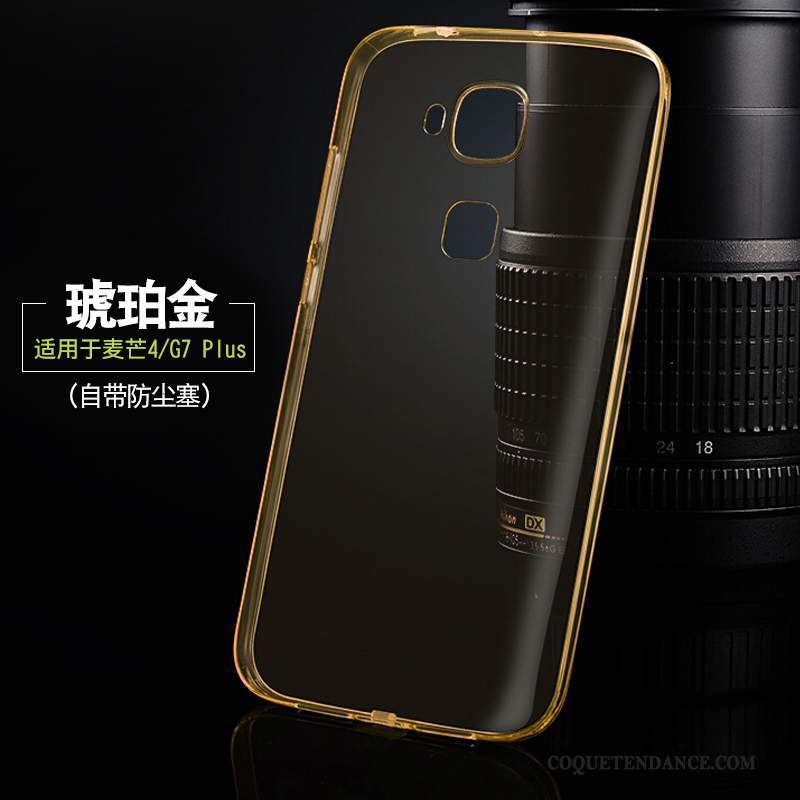 Huawei G7 Plus Coque De Téléphone Protection Multicolore Transparent Étui