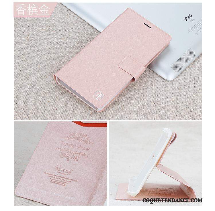 Huawei G7 Plus Coque De Téléphone Rose Housse Étui En Cuir