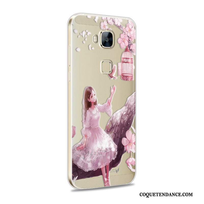 Huawei G7 Plus Coque Fluide Doux Multicolore Incassable Étui De Téléphone