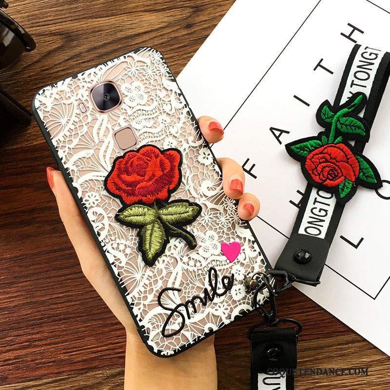 Huawei G7 Plus Coque Incassable Protection Fleur De Téléphone Étui