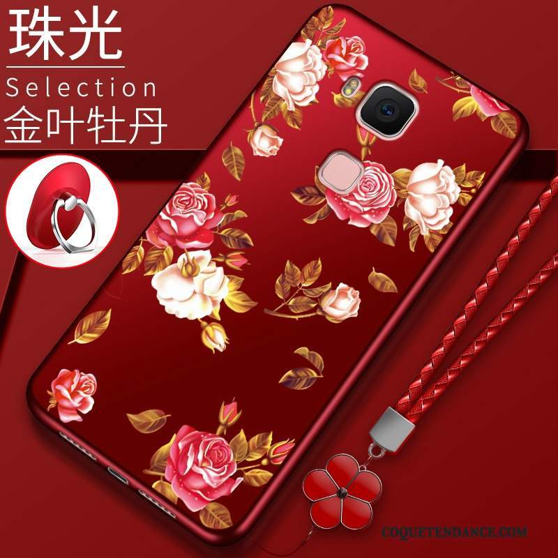 Huawei G7 Plus Coque Nouveau Protection Tendance De Téléphone Rouge