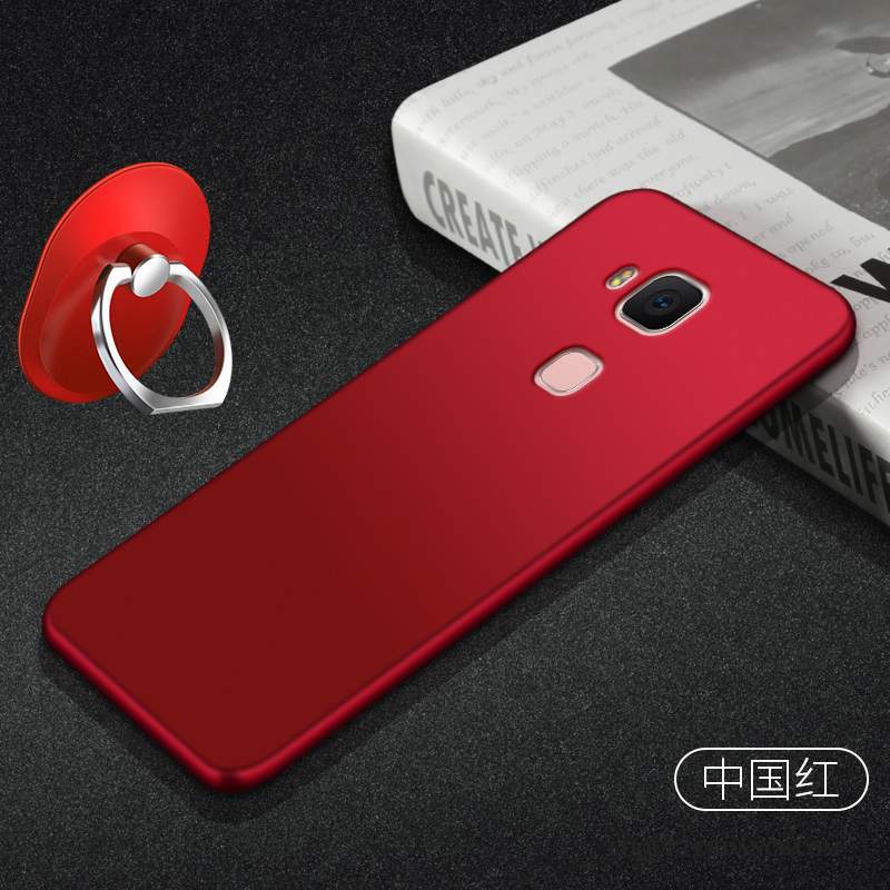 Huawei G7 Plus Coque Rouge Très Mince Étui Silicone Tout Compris