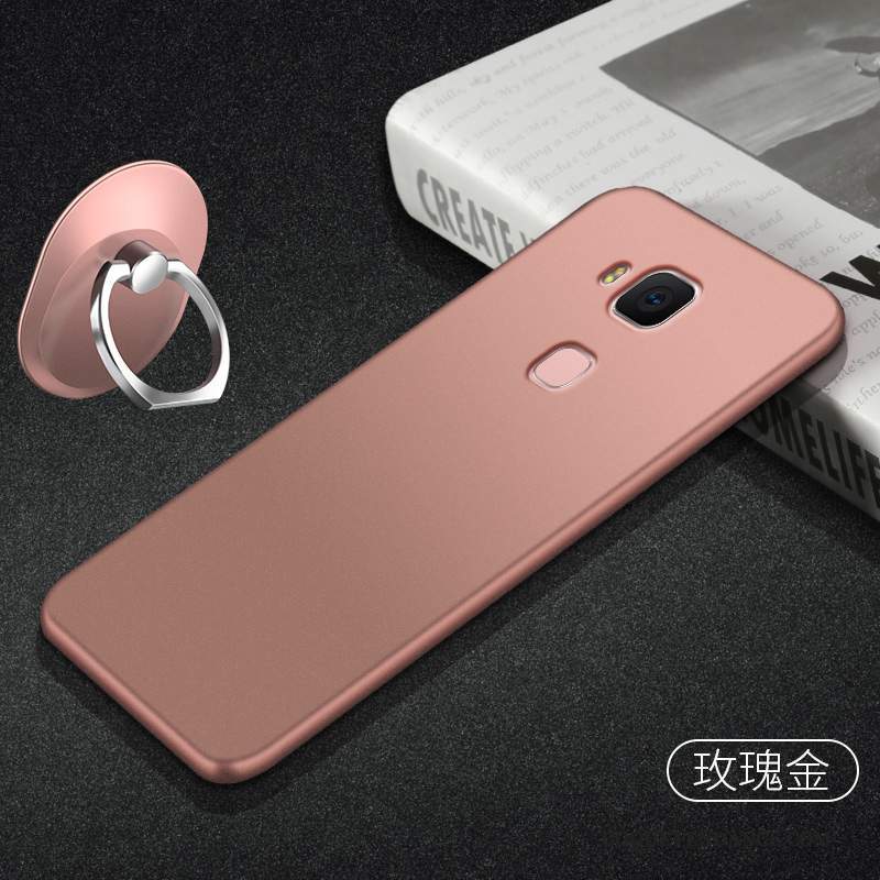 Huawei G7 Plus Coque Rouge Très Mince Étui Silicone Tout Compris