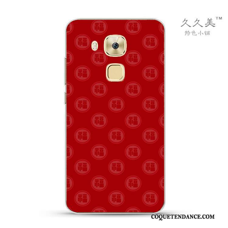 Huawei G7 Plus Coque Silicone Couleur De Fête Rouge Qualité