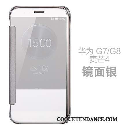Huawei G7 Plus Coque Étui En Cuir Multicolore Miroir Coque De Téléphone