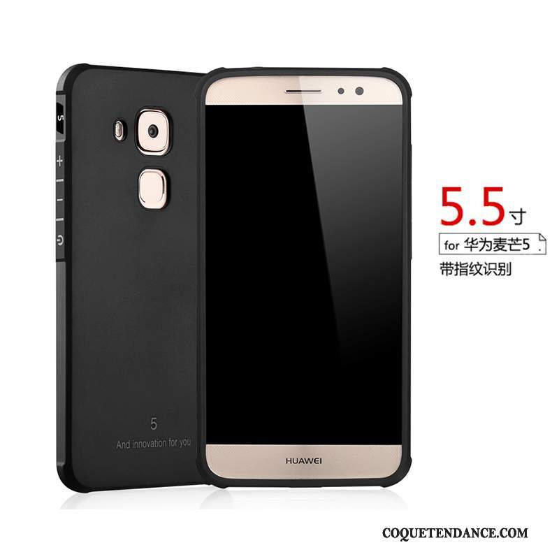 Huawei G7 Plus Coque Étui Silicone Tendance Gris Fluide Doux