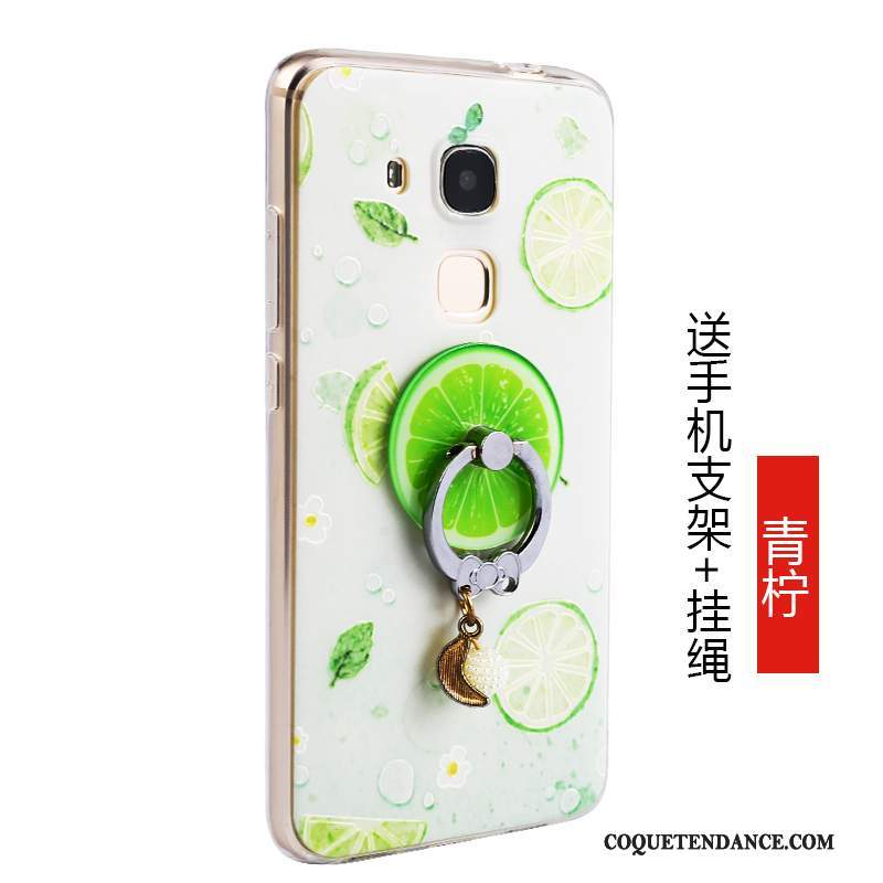 Huawei G7 Plus Coque Étui Tout Compris De Téléphone Vert Protection