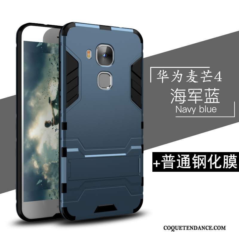 Huawei G7 Plus Coque Étui Tout Compris Protection Bleu De Téléphone