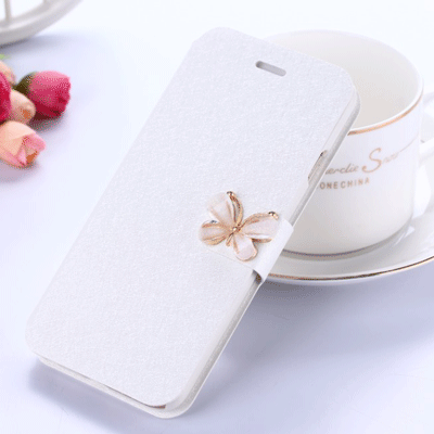 Huawei G9 Lite Coque Clamshell Étui Blanc Protection