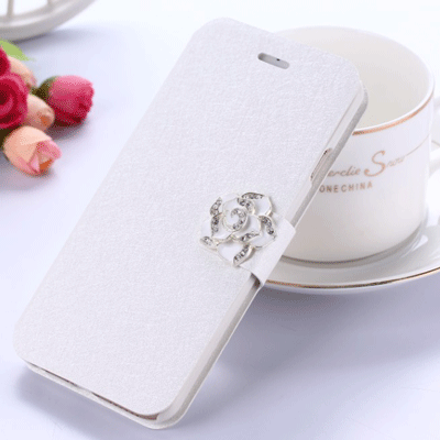 Huawei G9 Lite Coque Clamshell Étui Blanc Protection