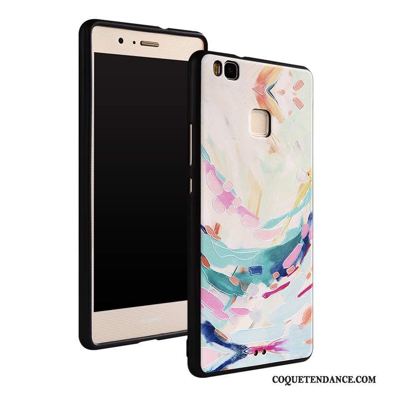 Huawei G9 Lite Coque Fluide Doux Jeunesse Multicolore Protection Étui