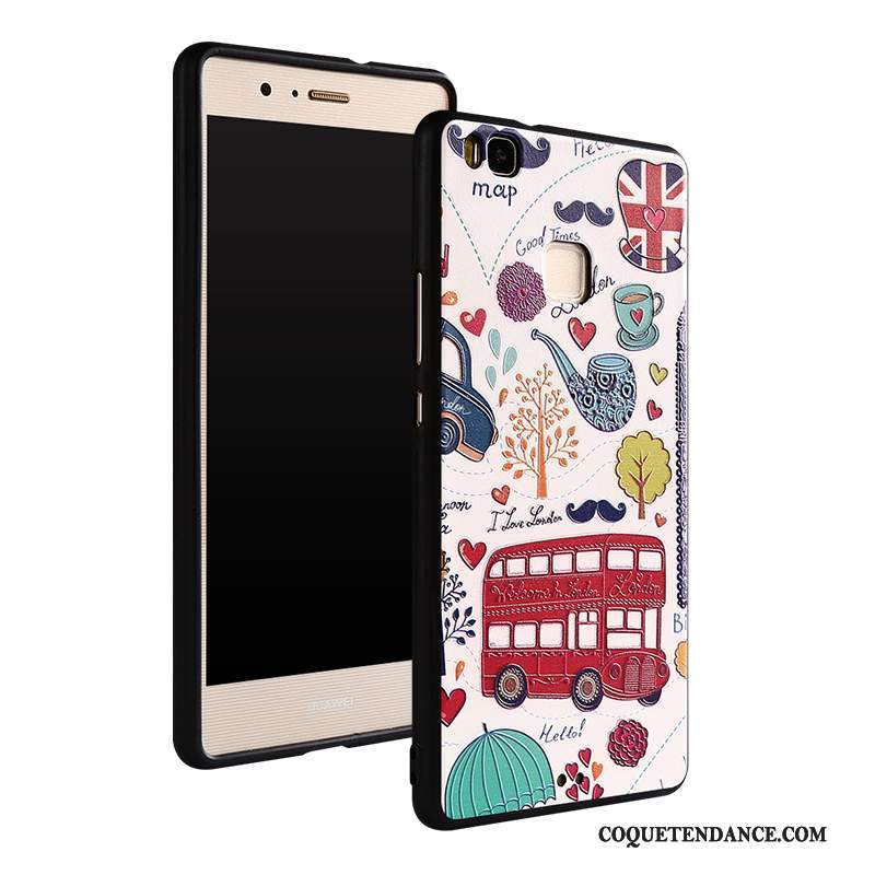 Huawei G9 Lite Coque Fluide Doux Jeunesse Multicolore Protection Étui